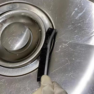 Brosse de nettoyage de coulis durable Brosse de nettoyage de joints de carrelage domestique Poils rigides Petite brosse de nettoyage de coulis de carrelage pour lignes de sol de douche - Product Image 5