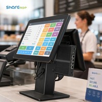 Sharerdp Mini PC Industriale Embedded Fanless Personalizzato con Intel Core I5 5a Gen 5200U, Doppia LAN, Supporto 4G WiFi, VGA, RS232, 4 Porte LAN