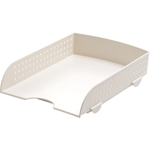 <b>Plastic</b> Document Organizer <b>Rack</b> Rectangle File Tray Standing Type PP Material Office Desk Storage Holder - Product Image 1