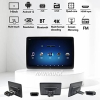 Pantalla Reproductora para Reposacabezas de Coche de 14 Pulgadas para Modelos Mercedes Benz ML/Vito/V260/GLS/GLE/G/S/E, Monitor Android, USB, Estéreo Trasero