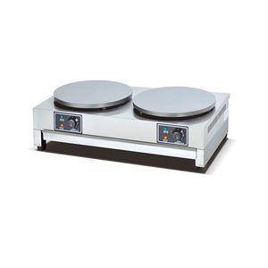 Machine à crêpes électrique commerciale 500-1000W <span class=keywords><strong>2</strong></span> <span class=keywords><strong>plaques</strong></span> 100-180C température 1 an de garantie pour la restauration de restaurant - Product Image 1