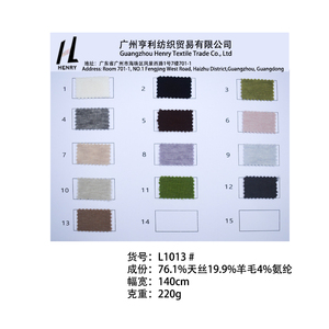 Lyocell Len 220G Mùa Thu Và Mùa Đông Hai Mặt Len Dày Vải Dệt Kim Cho Quần Áo - Product Image 6