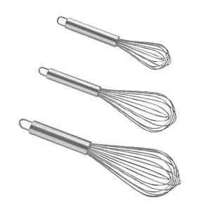 Bộ đồ ăn cầm tay Whisk thép không gỉ Mini Mixer cho whipping cream