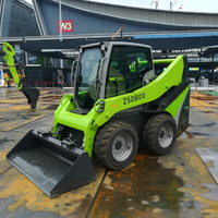 Chargeur compact agricole 0,8 tonne, chargeur sur pneus Zs080V avec moteur de phase 5, mini-chargeur sur roues avec godet de 0,4 m³