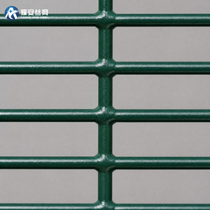 Clôture de sécurité 358, hauteur 6 pieds, fil de 4 mm, revêtement PVC vert, anti-escalade, structure en fer, design moderne pour chantier - Product Image 6