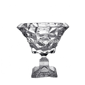 Décor de table décoratif de haute qualité, vente <span class=keywords><strong>en</strong></span> gros, pièce de centre de table, cristal, grands bols décoratifs <span class=keywords><strong>en</strong></span> <span class=keywords><strong>verre</strong></span> pour fruits et bonbons - Product Image 1