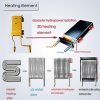 Chauffe-eau électrique instantané pour salle de bain, 12000W, télécommande, étanche IPX4, économie d'énergie, bon prix