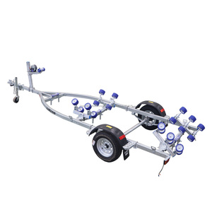 Barco del remolque de la venta del fabricante del remolque del barco de la costa de China LUBO galvanizado - Product Image 1