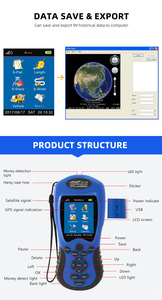 Appareils de test GPS Noyafa, compteur GPS terrestre pouvant afficher la valeur de mesure, le suivi des figures et calculer automatiquement le <span class=keywords><strong>prix</strong></span> ( - Product Image 4