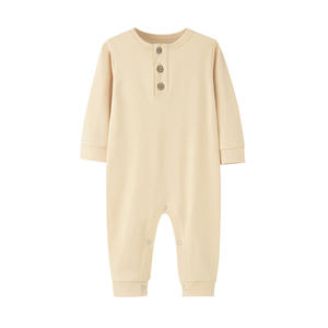 Tutina per Neonati, Pagliaccetto Autunno Inverno a Maniche Lunghe in Cotone Tinta Unita, Abbigliamento per Bambini Disponibile - Product Image 6