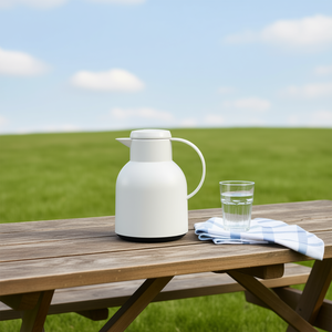 Emsa Samba Quick P1l Insulated Jug White 2 Pack <b>Beverage</b> <b>Serving</b> <b>Set</b> - Product Image 3