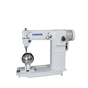 HK 810D single needle double needle post bed sewing machine for wig High quality rotary shuttles are used excellent