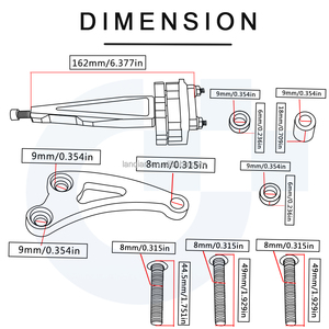 Accesorios de motocicleta para <span class=keywords><strong>Honda</strong></span> CB650F, soporte de montaje de amortiguador de dirección <span class=keywords><strong>CB</strong></span> 650F, Kit de amortiguador de dirección <span class=keywords><strong>CB</strong></span> <span class=keywords><strong>650</strong></span> <span class=keywords><strong>F</strong></span> 2014-2018 2017 2016 - Product Image 6