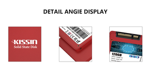 KISSIN cangkang multiwarna 3.0 2.5 inci SATA SSD 128GB 256GB 512GB 1TB dengan dukungan kualitas tinggi layanan Logo kustom - Product Image 4
