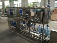 Machine automatique de lavage, remplissage et bouchage de barils d'eau de 5 gallons (20 L), ligne de production d'embouteillage pour grands seaux