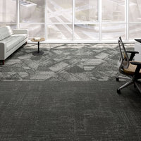 Moquette moderne écologique, antibactérienne, anti-salissure, en PE, à boucles multi-niveaux, pour usage commercial