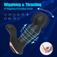 Hochwertiger 10-stufiger Vibrations-Silikon-Analplug, Prostatamassagegerät, Premium-Vibrations-Analtoy für sexuelles Vergnügen