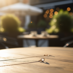 Collana con Ciondolo a Forma di Lettera U in Acciaio Inossidabile, Tono Oro e Argento, Gioiello alla Moda, Regalo Trendy Unisex - Product Image 3