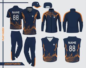 Prohawke Cricket Sportswear Ensemble d'uniformes de cricket extensibles pour garçons adultes avec taille de logo de couleur de nom d'équipe personnalisée - Product Image 5