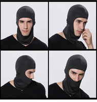 Baclava Homme de Haute Qualité Respirante Couleur Unie pour Casque Moto, Masque de Ski Noir Personnalisable avec Impression de Logo