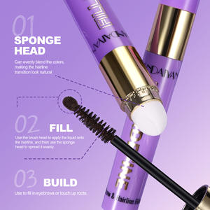 HANDA IYAN <span class=keywords><strong>3</strong></span> in 1 Haaransatz Bart kontur Füllung Brauen wachs Pinsel Dip Langlebige Augenbrauen verlängerung Wasserdichtes Augenbrauen gel - Product Image 2