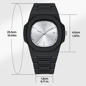 นาฬิกาควอตซ์ SHUAIKE ขายส่ง นาฬิกาข้อมือผู้ชายแบบมินิมอล หน้าปัดคลาสสิก กันน้ำ 3 บาร์ พร้อมฟังก์ชั่นวันที่ # 1159 - Product Image 6