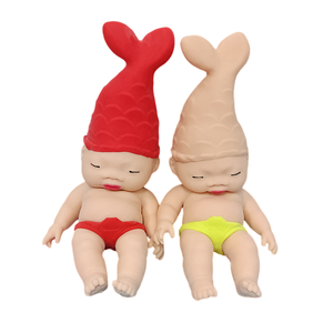 Soft TPR Squeeze Baby <b>Doll</b> Toy with Sand Filling for Kids Pretend <b>Play</b> Stress Relief Sensory Fun Cute Nursery Gift - Product Image 1
