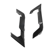 Material de primera calidad, tapa 3K estilo SQ, fibra de carbono seca, juego de difusor trasero de 3 piezas para BMW X5M F95 LCI 2020+