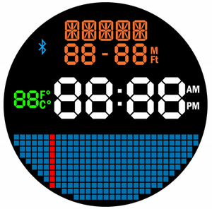 Personnalisé ronde numérique horloge lcd module de montre - Product Image 2