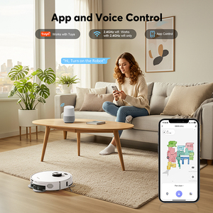 Teendow D60S Ultra <span class=keywords><strong>aspirateur</strong></span> <span class=keywords><strong>robot</strong></span> <span class=keywords><strong>2</strong></span> <span class=keywords><strong>en</strong></span> <span class=keywords><strong>1</strong></span>, <span class=keywords><strong>aspirateur</strong></span> et serpillière <span class=keywords><strong>robot</strong></span>, 6000Pa, Lidar, avec station de base - Product Image 3