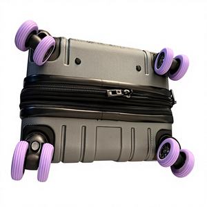 Protège-roues de valise en gel de silice 3 couches détachables, manchon silencieux anti-bruit pour roulettes de chariot et valise - Product Image 1