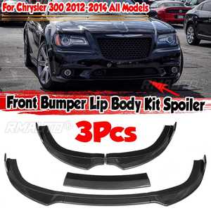 3PCS Car Front Bumper Lip <b>Splitter</b> Diffuser Lip Deflector Body Kit Spoiler for Chrysler 300 SRT8 C S Base Sedan 2012 2013 2014 - Product Image 1