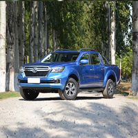 Nouveau Pick-up Mini Dongfeng Rich 6 4x4 2x4 de Haute Qualité à Vendre en Chine, avec Cuir et Toit Ouvrant Sombre 40