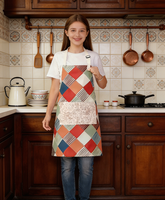 Tablier de cuisine sans manches en coton de haute qualité, imperméable, résistant à la saleté, élégant, avec logo personnalisé, pour chef cuisinier, barista
