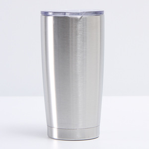 Mug de voyage isotherme classique de 20 oz à double paroi en acier inoxydable avec couvercle - Product Image 6