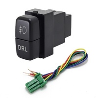 Bouton inférieur 12V pour Mitsubishi Pajero Montero IV V93 V97 2006-2021 LED antibrouillard interrupteurs automatiques bouton poussoir marche/arrêt