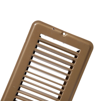Grille d'aération carrée noire moderne en acier amovible pour entrepôt et salon – Système de ventilation au sol durable pour CVC