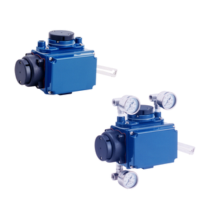 Válvula de control de bola china con accionamiento neumático para posicionador de válvula inteligente SVX1000 y regulador de filtro Avp100 tipo wafer de 3 a 60 pulgadas - Product Image 2