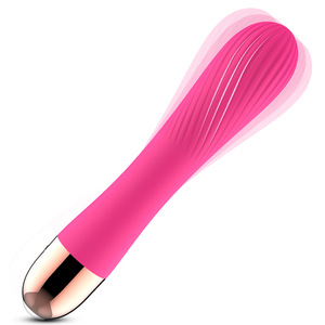 10 Rechargeable Silicone <b>Vibrator</b> 10 <b>Vibration</b> Modes 60dB Noise Level Threaded AV Design 100% Waterproof for Women - Product Image 4