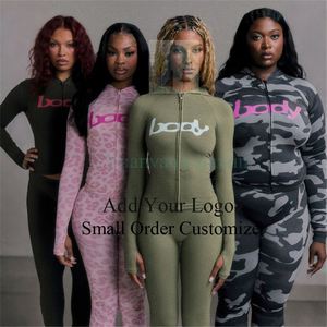 Women's Set Leopard Printed Set Skinny Hoodie and Low-Rise Flared Pants With Wide Waist Wholesale Tracksuits <strong>Clothing</strong> - Product Image 1