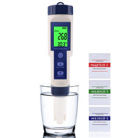 4 in1 pH-H2 Compteur d'hydrogène riche Testeur d'hydrogène numérique Piscines ORP TEMP salinité de l'eau de mer Compteur pour la qualité de l'eau