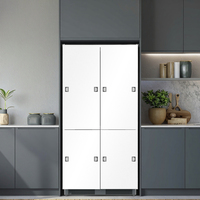 Best Selling 526L 220V/50Hz Blanco PCM Acabado Lado a Lado Congelador Incorporado Refrigerador para Uso Doméstico (BI)