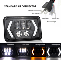 RCJ lumières LED 50W Hi/Lo Beam LED phares pour tout-terrain SUV camion LED lampe de travail voiture DRL LED feux de jour