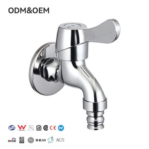 Mạ crôm treo tường ABS bibcocks chống ăn mòn BIB Cock tap nước uống an toàn máy giặt Vòi nước cao. - Product Image 1