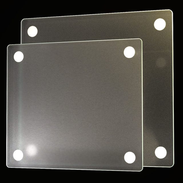 Durable Easy-Clean Satin Tempered Glass Mousepad Fast Accurate Non-Slip Water Resistant Heat Transfer Custom Sizes Colors Stock