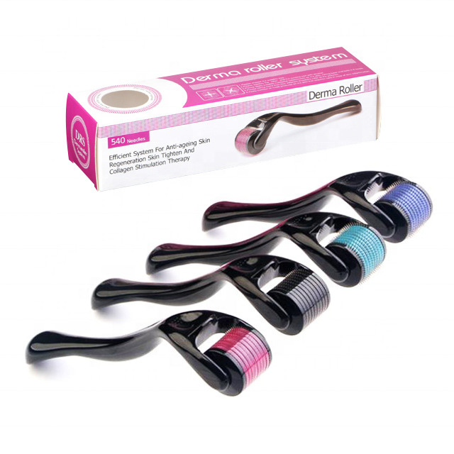 Sample Free Mts Derma Rolller 540 Dermaroller Micro Needle Titanium Machine Rolling multicolor optional ice roller