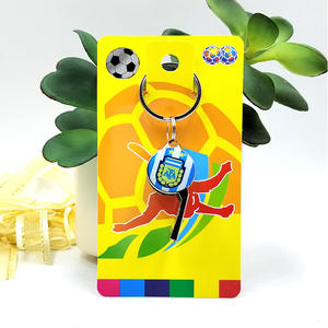 Llavero con Silbato de Fútbol para Aficionados, España, Países Bajos, Francia, Croacia, Uso Deportivo, Metal, Personalizable - Product Image 1