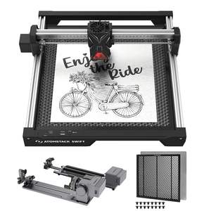 Machine de gravure <span class=keywords><strong>laser</strong></span> Swift 7W avec plaque en nid d'abeille F2N et mandrin <span class=keywords><strong>rotatif</strong></span> R8 Pro et graveur <span class=keywords><strong>laser</strong></span> à rouleaux pour bois, métal, PU - Product Image 1