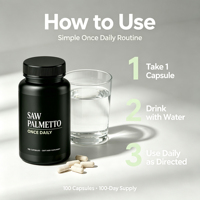 Supplément OEM Saw Palmetto, Saw Palmetto Capsules pour hommes