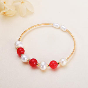 Pulsera de Perlas de Agua Dulce con Sensación de Lujo Ligero y Moderno, Nueva Colección - Product Image 4
